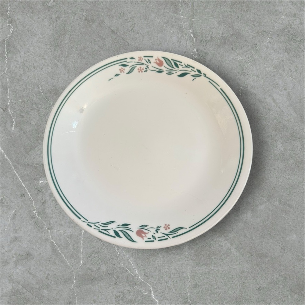 Vintage Corelle Rosemarie Dinner Plate Pink Tulip 8.5"
